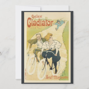 Vintage Art Nouveau, Gladiator Cycles Fahrräder