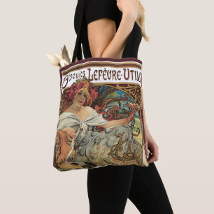 Vintage Art Nouveau, Kekse von Alphonse Mucha Tasche