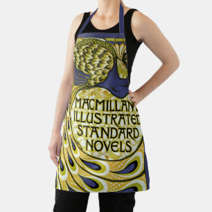 Vintage Art Nouveau, Macmillan's Pfauenfeder Schürze