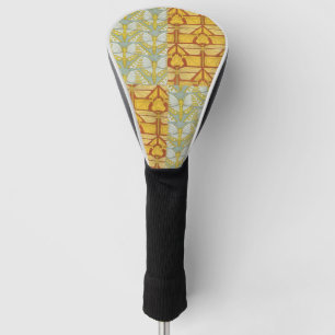 Vintage-Art-Nouveau-Natur-Rastermuster-Kunst Golf Headcover