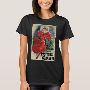 Vintage Art Nouveau Pastillen Geraudel Hustenbonbo T-Shirt