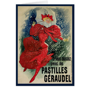 Vintage Art Nouveau Pastilles Geraudel Chute de to