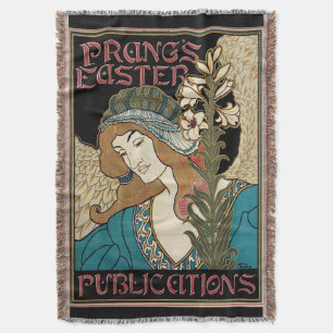 Vintage Art Nouveau, Prang's Oster-Publikationen Decke