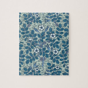 Vintage Art Nouveau, Wilde Rosenblumen im Garten
