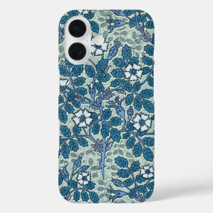 Vintage Art Nouveau, Wilde Rosenblumen im Garten iPhone 16 Hülle