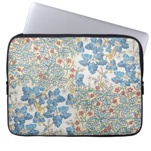 Vintage Art Nouveau Wilder Storchschnabel Blumenmu Laptopschutzhülle