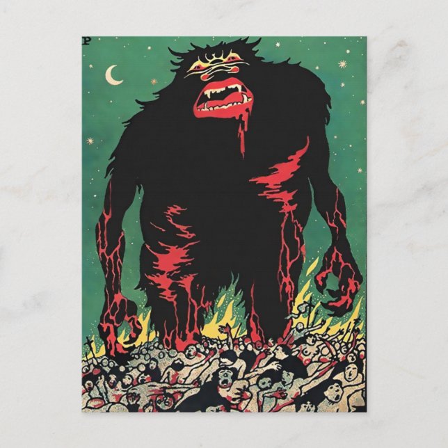 Vintage Art Postkarte (Vorderseite)