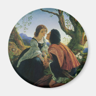 Vintage Art, Verliebte in der Dämmerung, Sir Josep Magnet