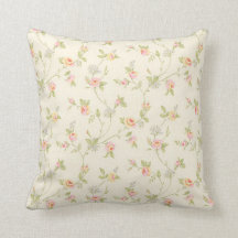 Vintage Artblumenthrow-Kissen