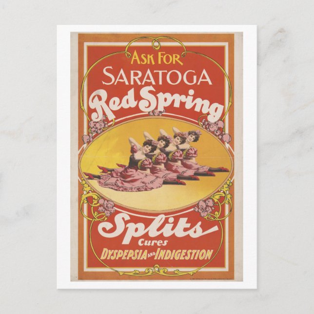 Vintage Arzneimittelwerbung Postkarte (Vorderseite)