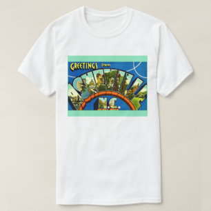 Vintage Asheville Grüße T-Shirt