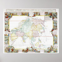 Vintage Asien-Karte | 1786