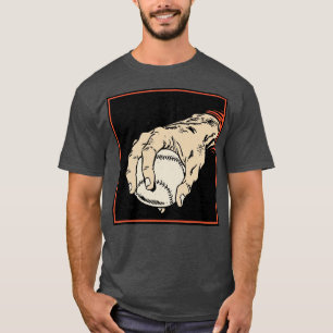 Vintage Ästhetik Baseball Zeichnete 1 T-Shirt