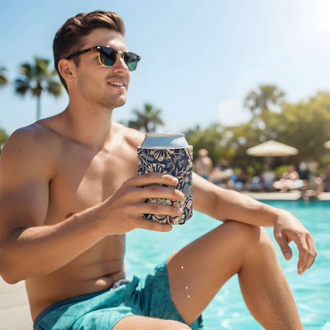 Vintage Ästhetik: Honeysuckle Elegance Dosenkühler (Von Creator hochgeladen)