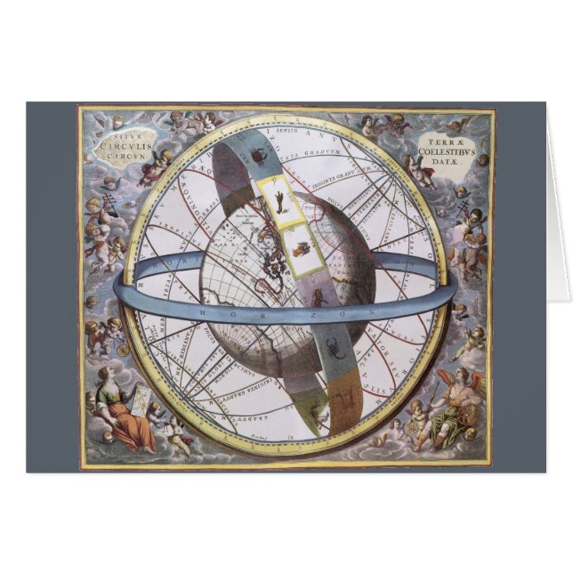 Vintage Astronomie, Celestial von Andreas Cellariu (Vorderseite (Horizontal))