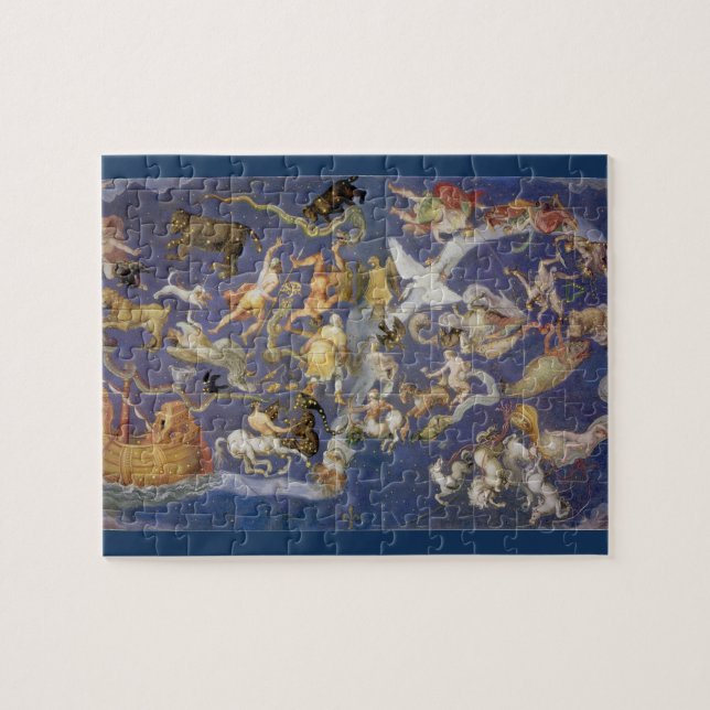 Vintage Astronomie Himmelskonstellationen Fresco (Horizontal)