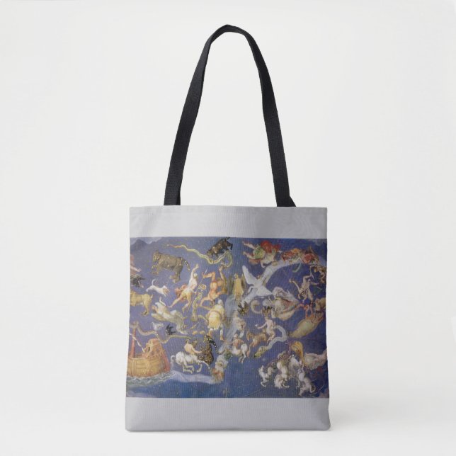 Vintage Astronomie Himmelskonstellationen Fresco Tasche (Vorderseite)
