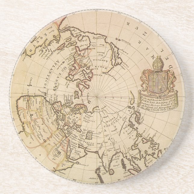 Vintage Astronomie, Himmelslandkarte Untersetzer (Vorne)