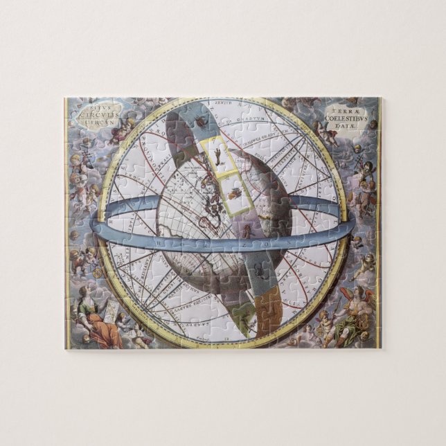 Vintage Astronomie, Himmelswelt Zodiac (Horizontal)
