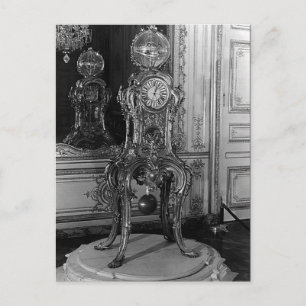 Vintage astronomische Uhr Paris Palace Versailles Postkarte