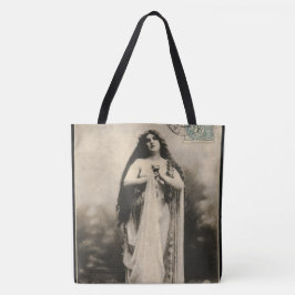 Vintage ätherische Goddess Postcard Tasche