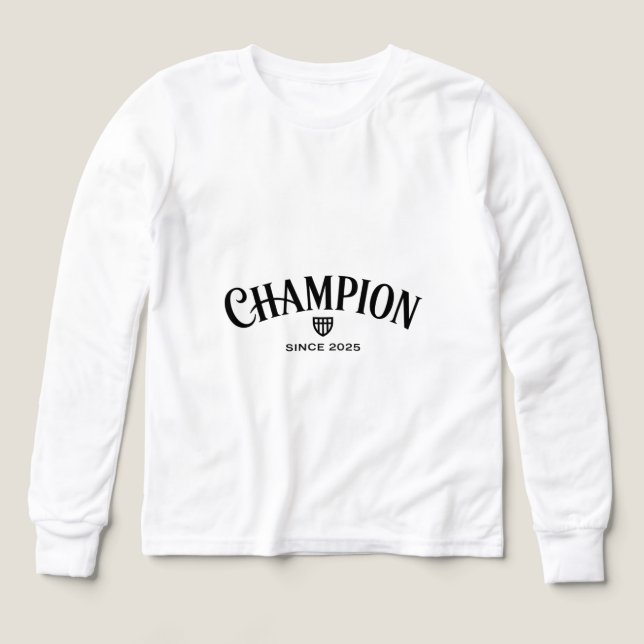 Vintage Athletic Champion Design (Motif recto)