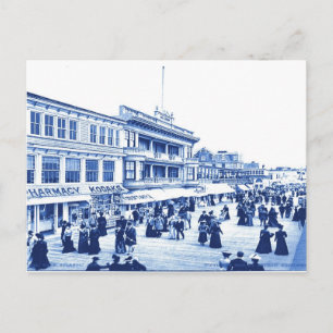 Vintage Atlantikstadt Postkarte