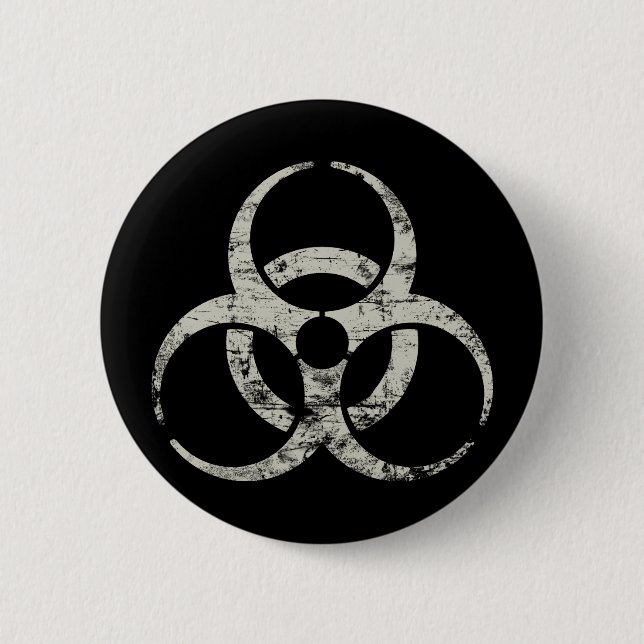 Vintage Atom Symbol Button (Vorderseite)