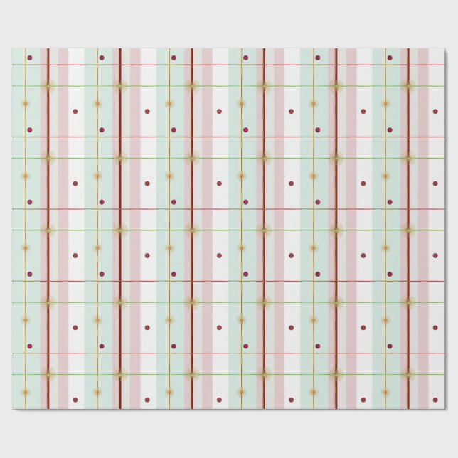 Vintage-Atomzeit-Einwickelpapier Geschenkpapier (Flach)