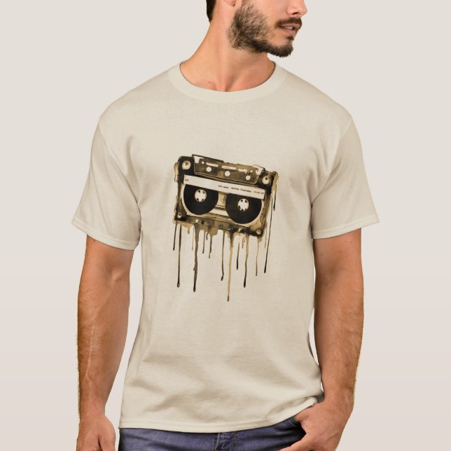 Vintage Audiokassette T-Shirt (Vorderseite)