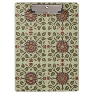 Vintage Audsley Tudor-Rose im viktorianischen Must Klemmbrett