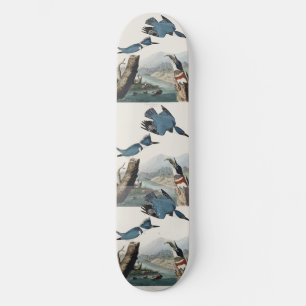 Vintage Audubon Gürtel-Eisvogel-Vogelkunst Skateboard