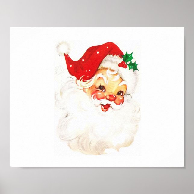 Vintage Aufführung des Weihnachtsmanns Poster (Vorne)