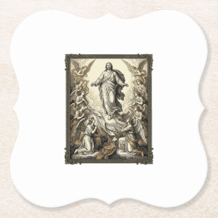 Vintage-Aufstiegs-Engel-Gravur-Vektor-Kunst_1 Untersetzer
