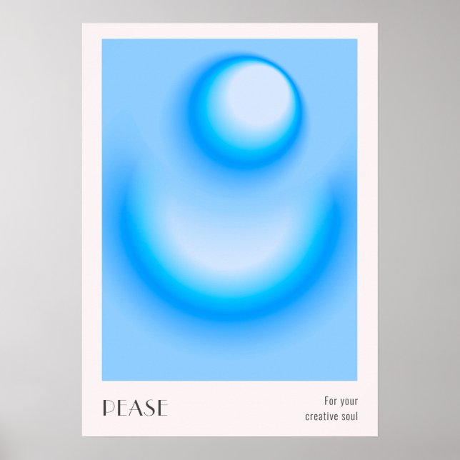 Vintage Aurawirkung Poster (Vorne)