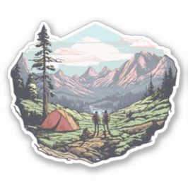 Vintage Außenanlage Aufkleber