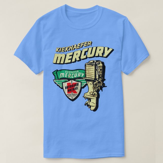 Vintage Außenbordmotoren T-Shirt (Design vorne)