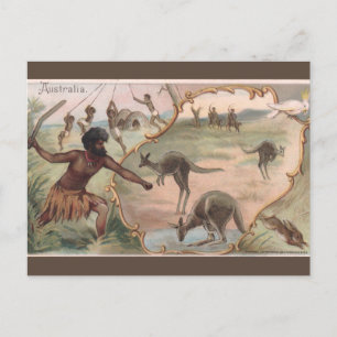 Vintage Australien Postkarte