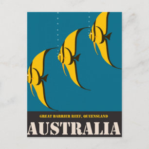 Vintage Australien Postkarte