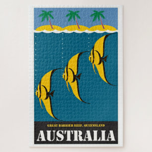 Vintage Australien Reiseillustration