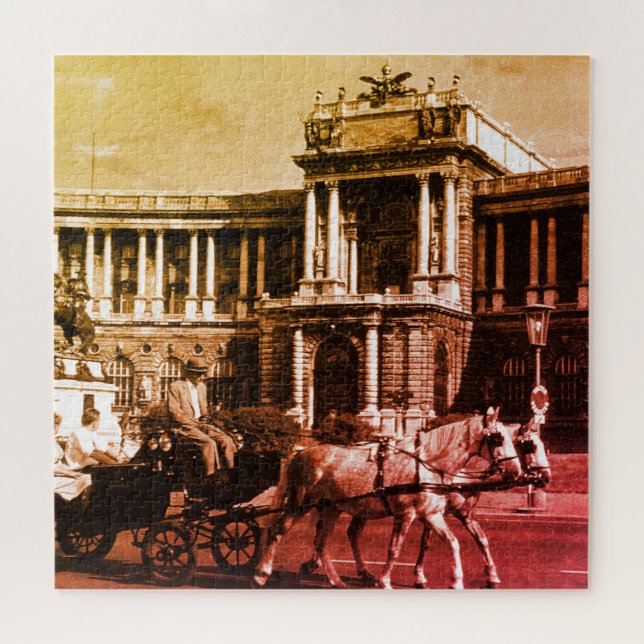 Vintage Austria Vienna Hofburg Palace (Horizontal)