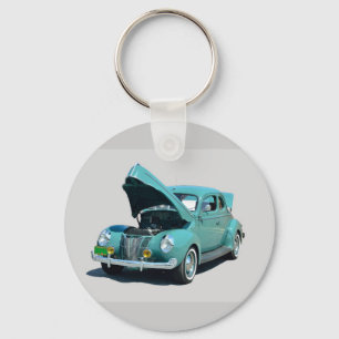 Vintage Auto aus den 1940er Jahren Schlüsselanhänger
