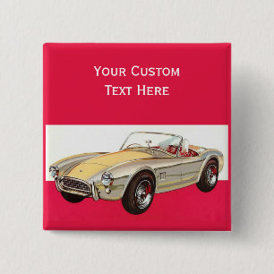 Vintage-Auto-benutzerdefinierte Taste Button
