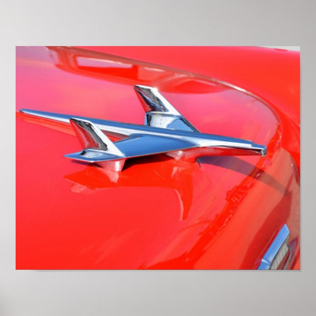 Vintage Auto Kapuzendekoration Poster (Vorne)