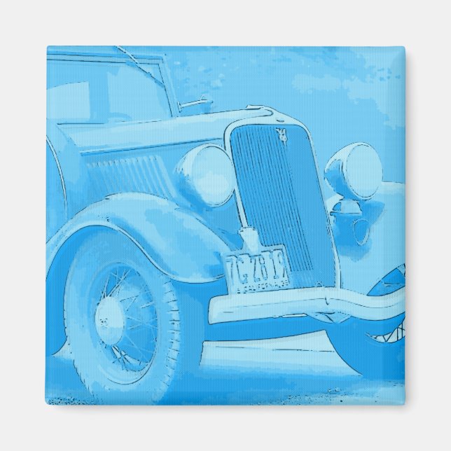 Vintage Auto Magnet (Vorne)