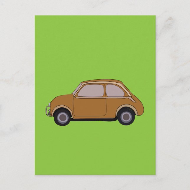 Vintage Auto  Postkarte (Vorderseite)