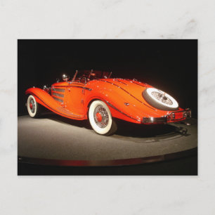 Vintage Auto Postkarte