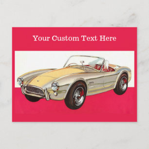 Vintage-Auto-Postkarten Postkarte