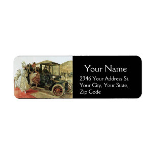 VINTAGE AUTO UND ELEGANTE LADIEN CLASSIC AUTO Blac