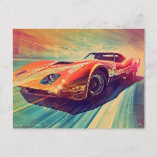 Vintage-Autolackierung II (zwei) Postkarte